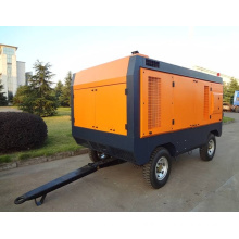 530 cfm 2200 rpm diesel engine air compressor for mining